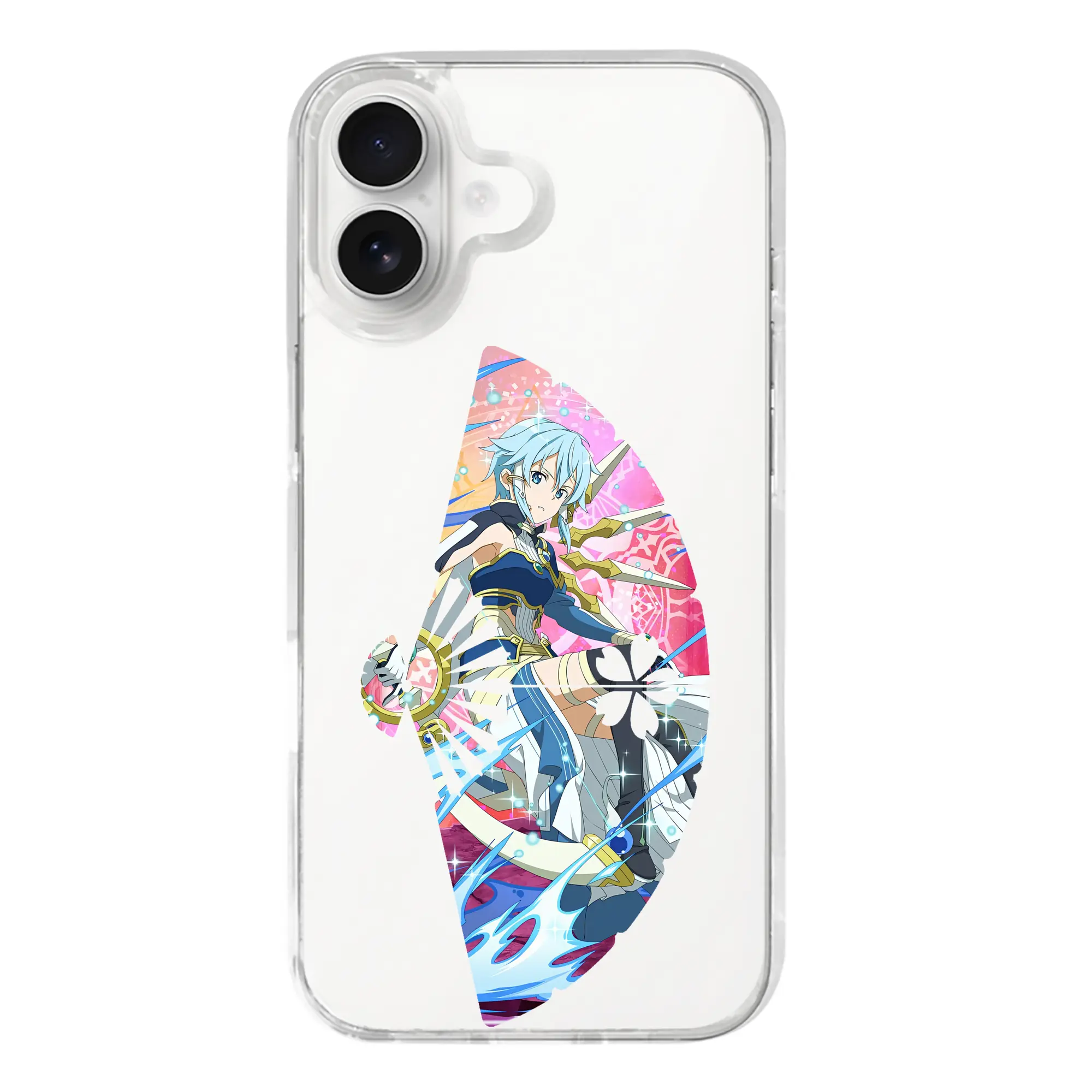 ソードアートオンライン グッズ シノン - iPhone 17シリーズ 透明スマホケース – 薄型・耐衝撃・精密フィット保護カバー